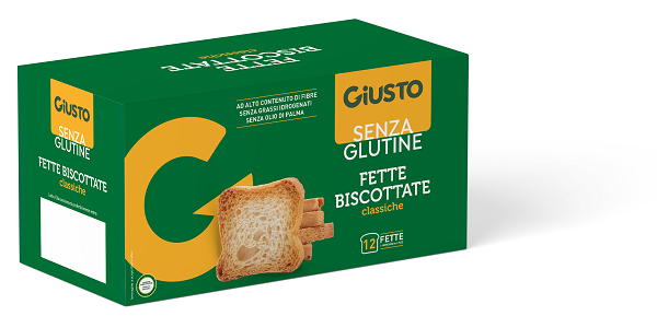 GIUSTO SENZA GLUTINE FETTE BISCOTTATE 150 G - Farmapre