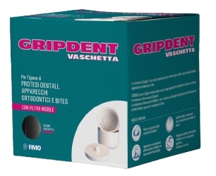 GRIPDENT VASCHETTA PORTA PROTESI DENTALI ED APPARECCHI ORTODONTICI - Farmapre