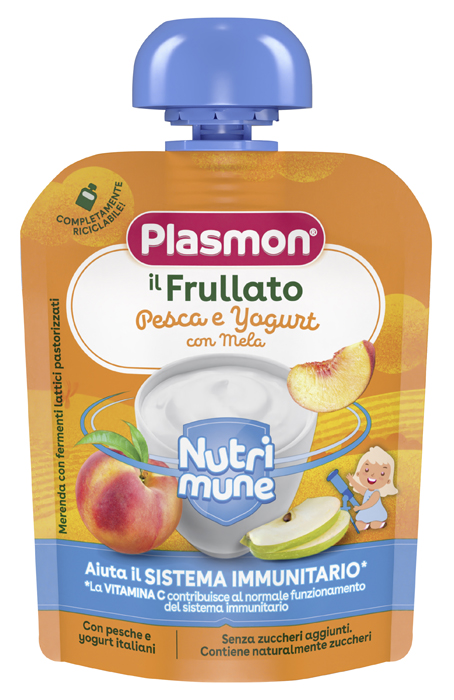 PLASMON NUTRI-MUNE PESCA/YOGURT CON MELA 85 G - Farmapre