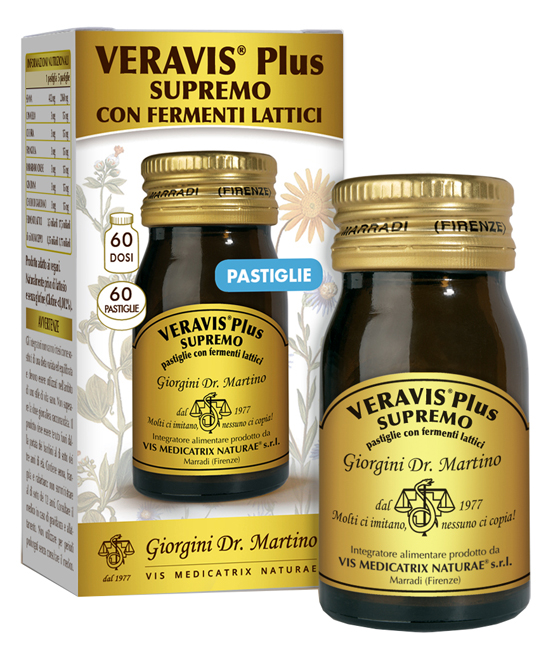 VERAVIS PLUS SUPREMO 60 PASTIGLIE FERMENTI LATTICI - Farmapre