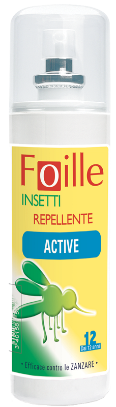 FOILLE INSETTI REPELLENTE ACTIVE 100 ML - Farmapre