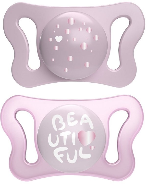 CHICCO SUCCHIETTO MICRO GIRL SILICONE 0-2M 2 PEZZI - Farmapre
