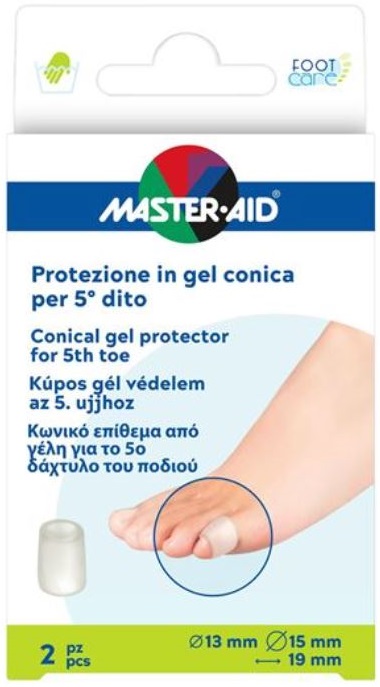PROTEZIONE CONICA MASTER-AID FOOTCARE 5 DITO 2 PEZZI C3 - Farmapre