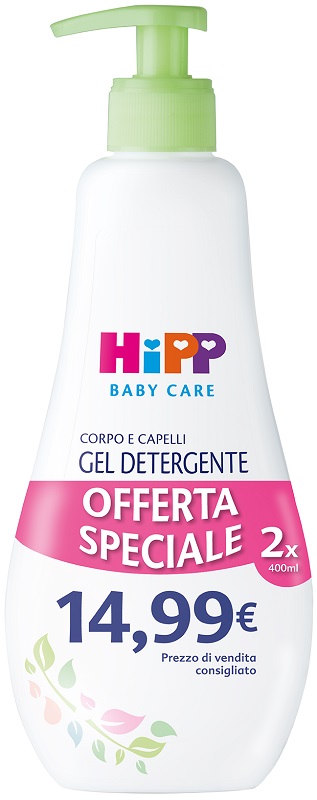 HIPP BABY CARE GEL DETERGENTE CORPO CAPELLI 400 ML - Farmapre