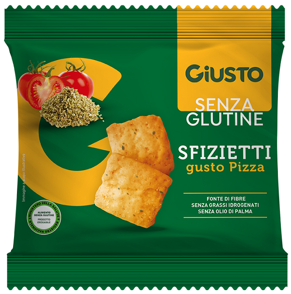 GIUSTO SENZA GLUTINE SFIZIETTI PIZZA 40 G - Farmapre