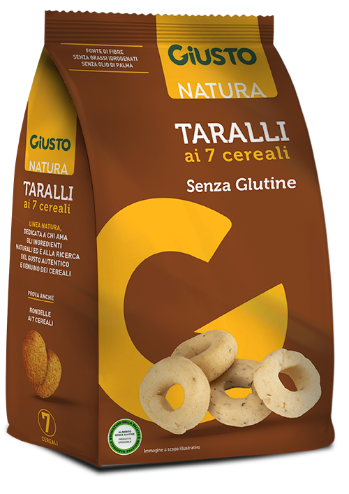 GIUSTO SENZA GLUTINE TARALLI 7 CEREALI 175 G - Farmapre