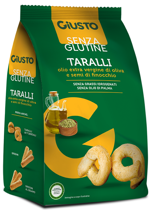 GIUSTO SENZA GLUTINE TARALLI FINOCCHIO 175 G - Farmapre