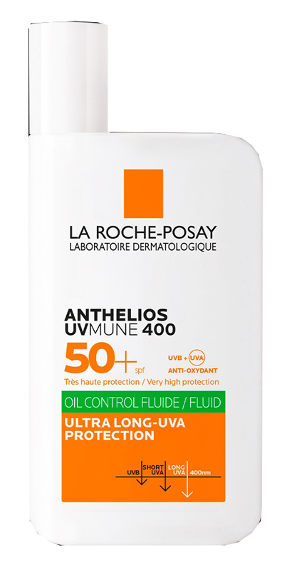 ANTHELIOS FLUIDO OIL CONTROL COLORATO UVMUNE SPF50+ 50 ML - Farmapre