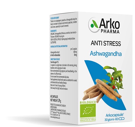 ARKOCPS ASHWAGANDHA BIO 60 CAPSULE - Farmapre