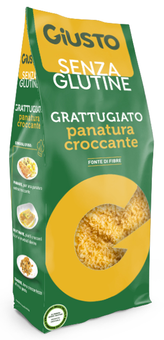 GIUSTO SENZA GLUTINE GRATTUGIATO PANATURA CROCCANTE 200 G - Farmapre