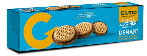 GIUSTO SENZA ZUCCHERO DENARI 120 G - Farmapre