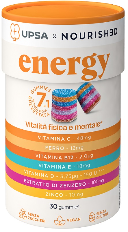UPSA X NOURISHED ENERGY 30 GUMMIES - Farmapre