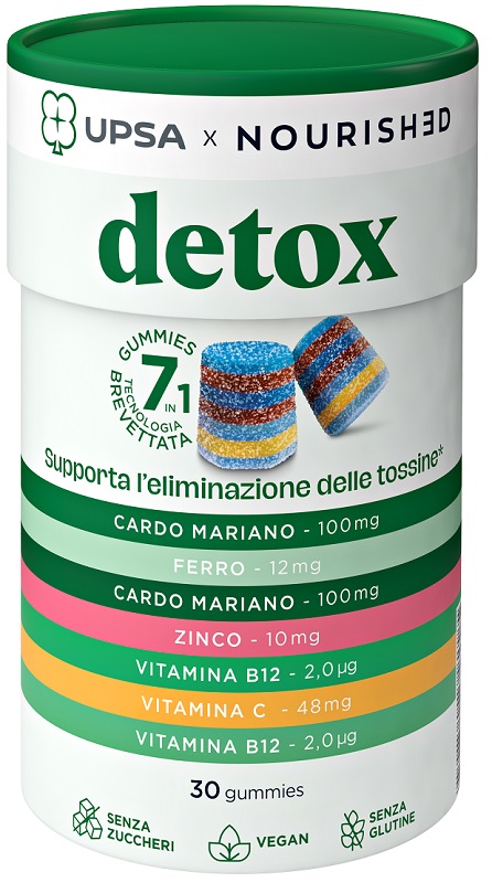 UPSA X NOURISHED DETOX 30 GUMMIES - Farmapre