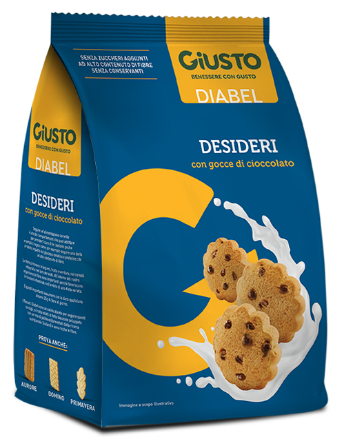 GIUSTO DIABEL BISCOTTO DESIDERI 150 G - Farmapre
