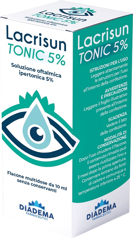 SOLUZIONE OFTALMICA IPERTONICA LACRISUN TONIC 5% 10 ML - Farmapre