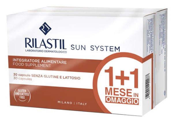 RILASTIL SUN SYSTEM CAPSULE 1+1 30 CAPSULE + 30 CAPSULE - Farmapre