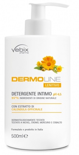 VEBIX DERMOLINE CALENDULA DETERG.INTIMO 500 ML - Farmapre