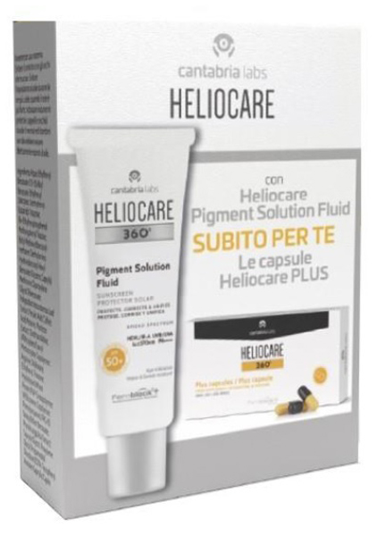 HELIOCARE 360 PIGMENT SOLUTION SPF50+ 50 ML + HELIOCARE PLUS 7 CAPSULE - Farmapre