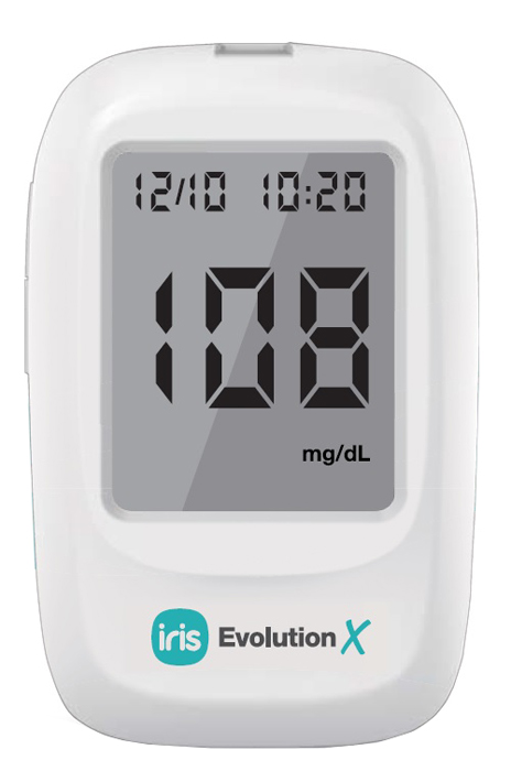GLUCOMETRO IRIS EVOLUTION X SISTEMA MONITORAGGIO GLICEMIA - Farmapre