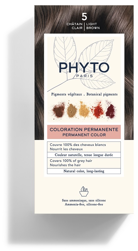 COLOR KIT 5 CASTANO CHIARO LATTE RIVELATORE 50 ML + CREMA COLORANTE 50 ML + MASCHERA PROTETTIVA COLORE 12 ML + GUANTI - Farmapre
