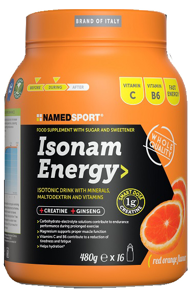 ISONAM ENERGY ORANGE 480 G 1 G CREATINA - Farmapre