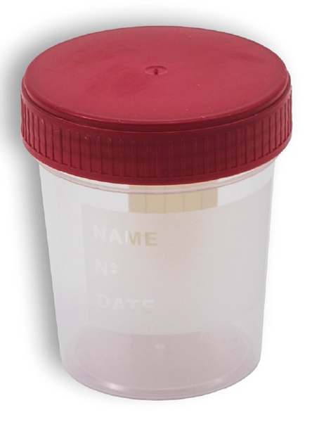 CONTENITORE PER URINA DA 120ML PHARMAMENTIS CON TAPPO A VITE - Farmapre