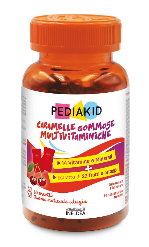 PEDIAKID MULTIVITAMINICO 60 ORSETTI GOMMOSI - Farmapre