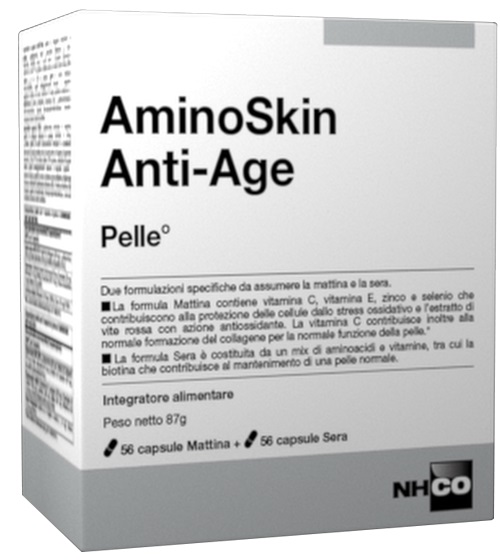 NHCO AMINOSKIN ANTI-AGE FLACONE 56 CAPSULE + 56 CAPSULE - Farmapre