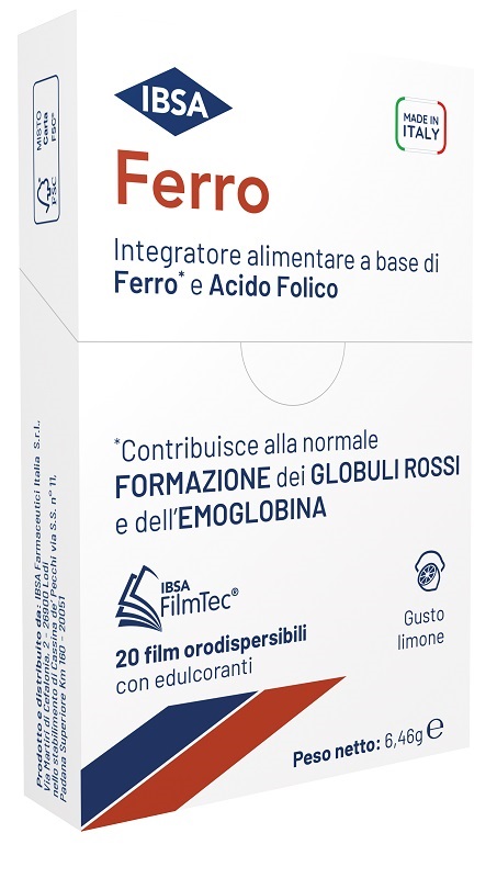 FERRO IBSA 20 FILM ORODISPERSIBILI - Farmapre