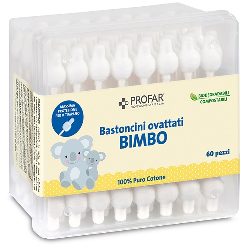 PROFAR BASTONCINI OVATTATI BIMBO 60 PEZZI - Farmapre