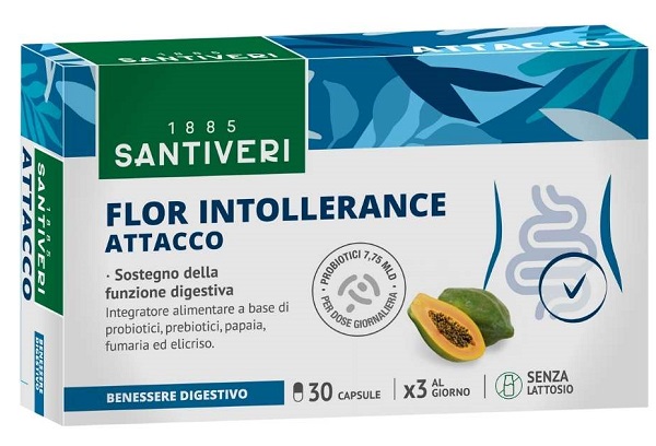 FLOR INTOLLERANCE ATTACCO 30 CAPSULE - Farmapre