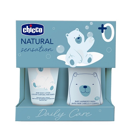 CHICCO NATURAL SENSATION SET BAGNOSHAMPOO+CREMA CORPO - Farmapre