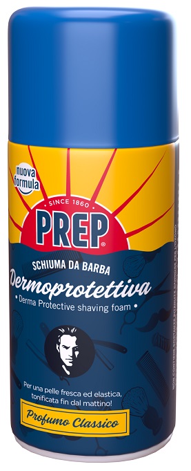 PREP SCHIUMA BARBA DERMOPROTETTIVA PROFUMO CLASSICO 300 ML - Farmapre