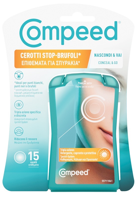 COMPEED CEROTTI STOP BRUFOLI NASCONDI & VAI 15 PEZZI - Farmapre