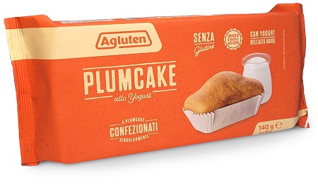 AGLUTEN PLUM CAKE YOGURT 4 PEZZI DA 35 G - Farmapre