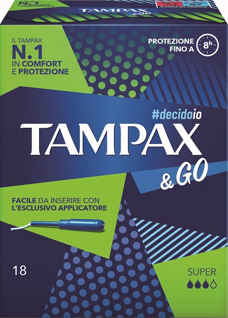 TAMPAX &GO SUPER 18 PEZZI - Farmapre