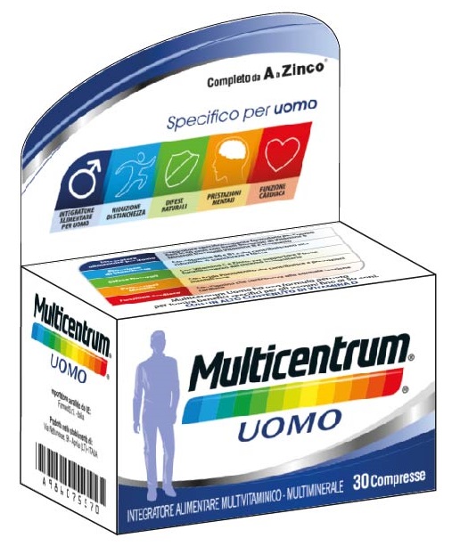 MULTICENTRUM UOMO 30 COMPRESSE - Farmapre