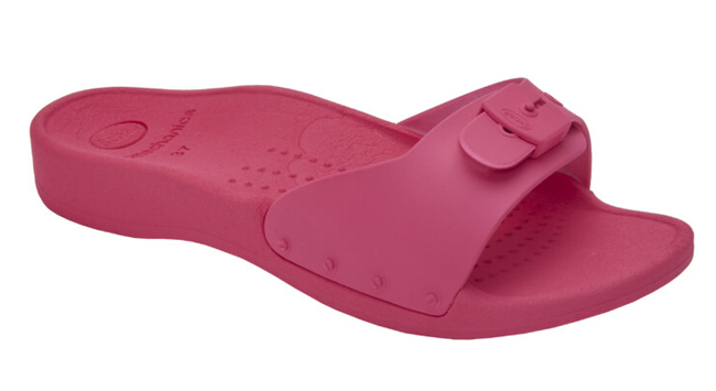 SCHOLL SUN PVC WOMAN RUBY RED 39 MATERIALE PVC FODERA TOMAIA SFODERATO SOTTOPIEDE MICROTECH SUOLA MICROTECH FITTING F ALTEZZA TACCO 10 COLLEZIONE SS23 - Farmapre