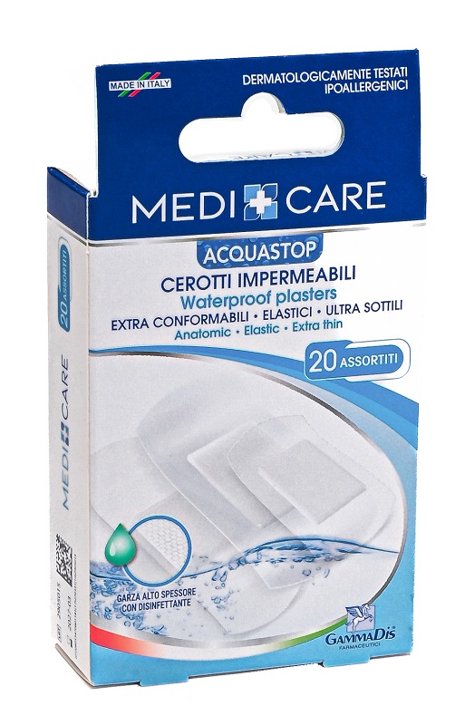 CEROTTO MEDICARE ANTIACQUA ASSORTITI 20 PEZZI - Farmapre