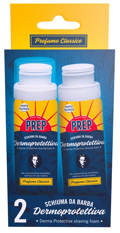 PREP SCHIUMA BARBA CLASSICA 2 PEZZI DA 50 ML - Farmapre