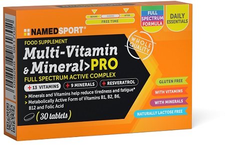 MULTI-VITAMIN&MINERAL PRO 30 COMPRESSE - Farmapre
