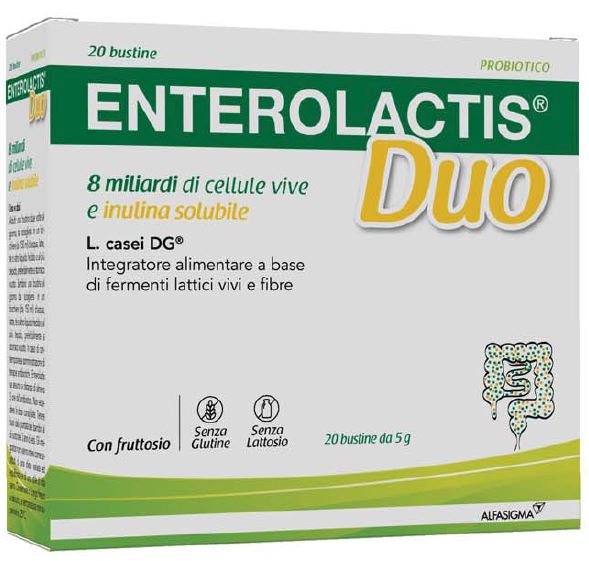 ENTEROLACTIS DUO INULINA 20 BUSTINE 5 G - Farmapre