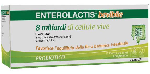 ENTEROLACTIS BEVIBILE 12 FLACONCINI X 10 ML - Farmapre