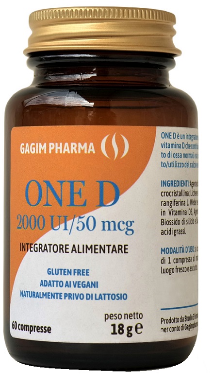 ONE D 60 COMPRESSE SENZA GLUTINE NATURALMENTE PRIVO DI LATTOSIO - Farmapre