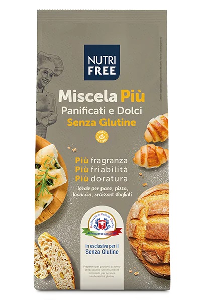 NUTRIFREE MISCELA PIU' PANIFICATI E DOLCI 1 KG - Farmapre