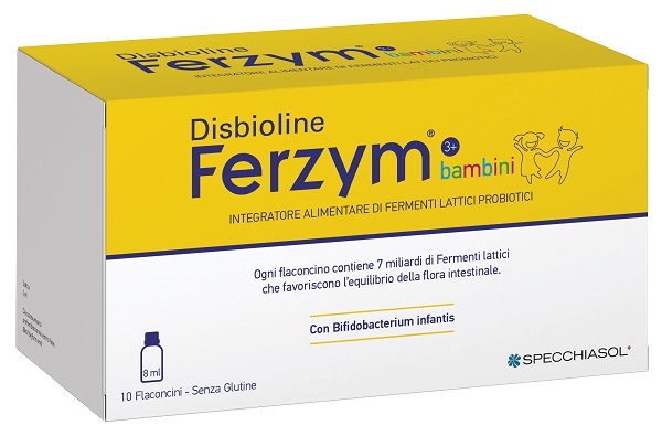 DISBIOLINE FERZYM BAMBINI 10 FLACONCINI DA 8 ML - Farmapre
