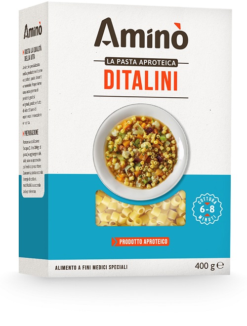 AMINO' LA PASTA APROTEICA DITALINI 400 G - Farmapre