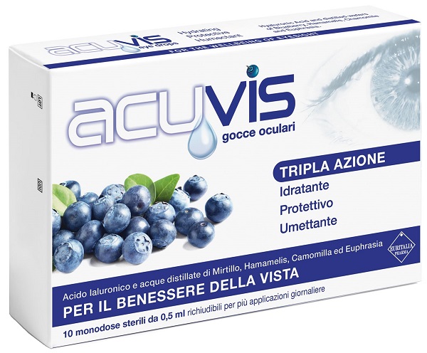 GOCCE OCULARI ACUVIS 10 FLACONCINI 0,5 ML - Farmapre