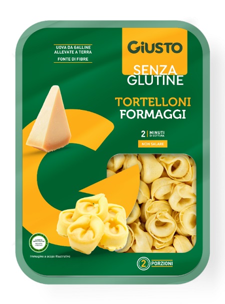 GIUSTO SENZA GLUTINE TORTELLONI FORMAGGI 250 G - Farmapre