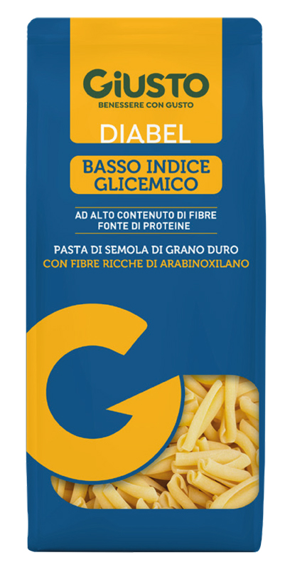 GIUSTO DIABEL BASSO INDICE GLICEMICO PASTA CASERECCE 400 G - Farmapre